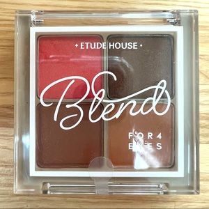 ETUDE HOUSE - Blend For 4 Eyes - 06 Blooming Coral Eyeshadow Palette